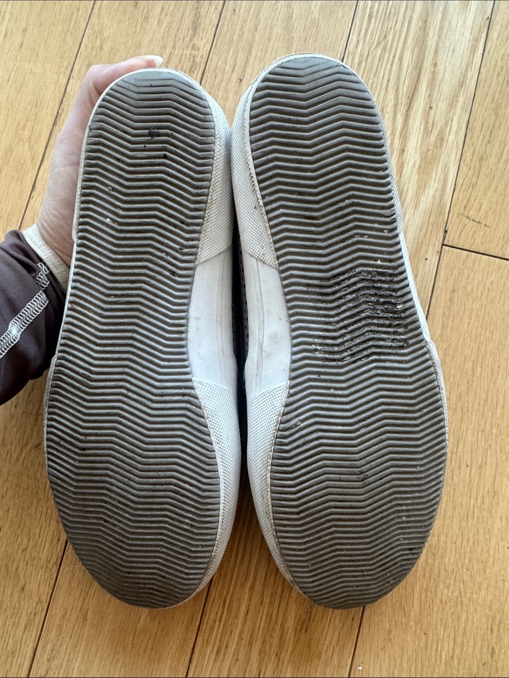 Michael Kors Gray Perforated Slip-On Loafers - Picture 5 of 6